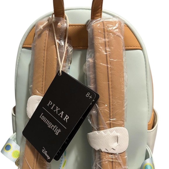 Loungefly Pixar Up Backpack Disney Russell Heart Balloon NWT - Picture 4 of 7